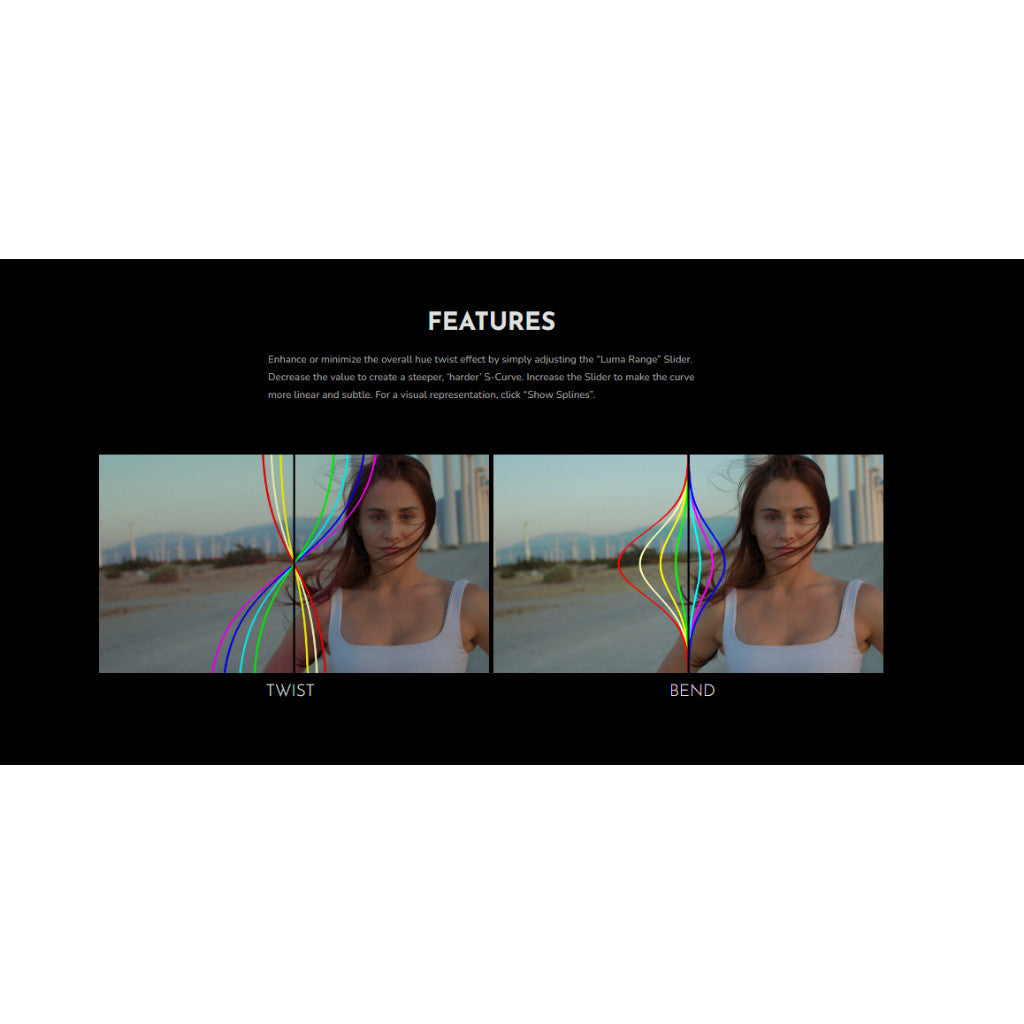 Mononodes - HUE TWIST & BEND DCTLS DAVINCI RESOLVE MacOS Windows[ MICHIGO STUDIO ]