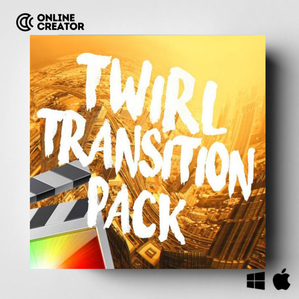 Ryan Nangle Twirl Transition Pack Final Cut Pro X[ MICHIGO STUDIO ]