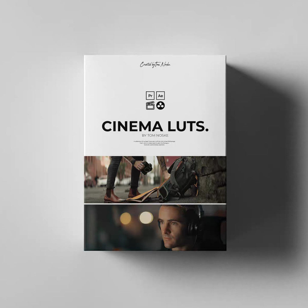 🎬 8 Cinematic LUTs | Tom Noske Style | Supports Canon, Sony, Blackmagic, ARRI & RED