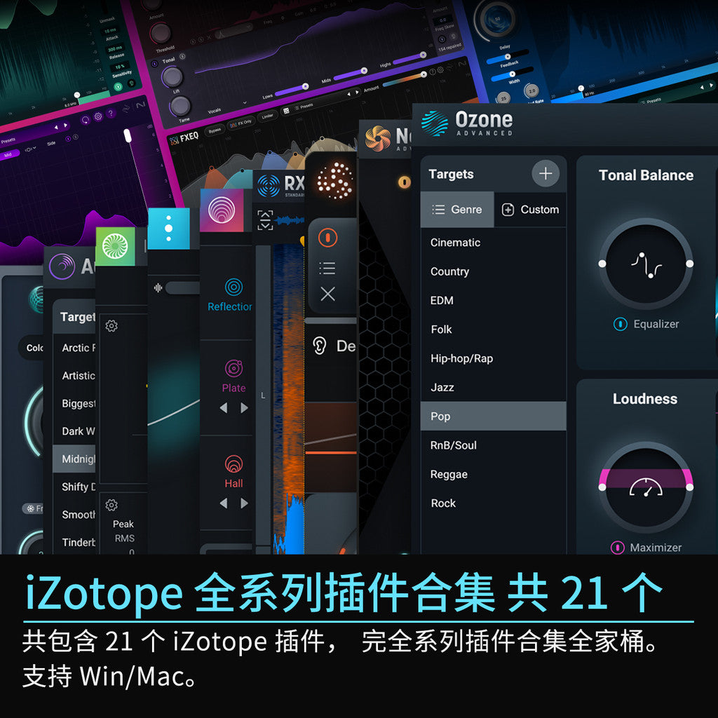 PLUGINS | 🎛️ iZotope 21 Plugins Full Bundle Ozone 11 RX Mastering Mixing [MICHIGO STUDIO]
