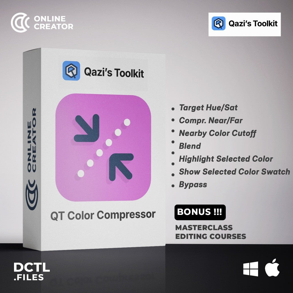 QT Bundle DCTL Waqaz Qazi Toolkit 720 [ MICHIGO STUDIO ]