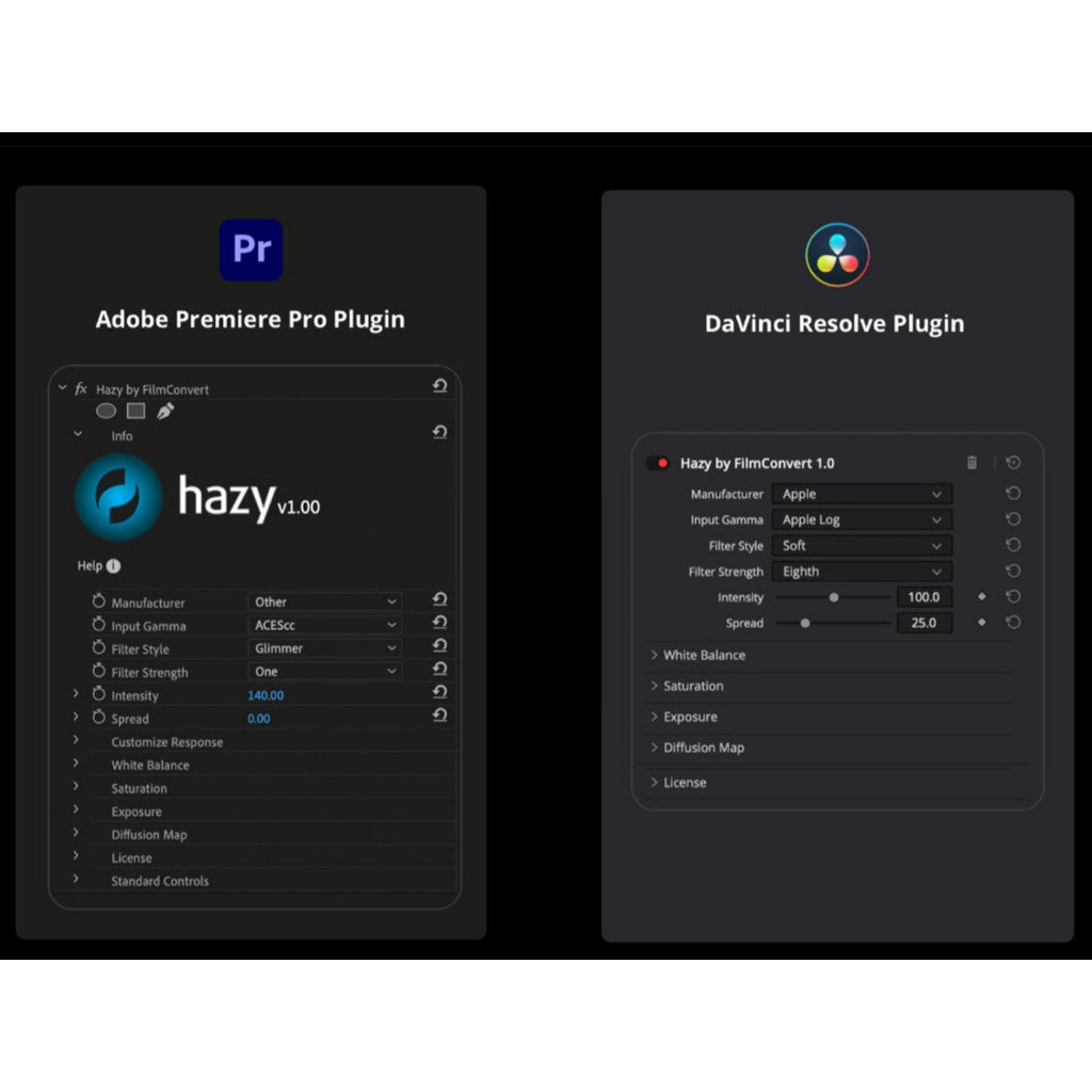 FilmConvert Hazy video soft light DaVinci Resolve Premiere Pro[ MICHIGO STUDIO ]