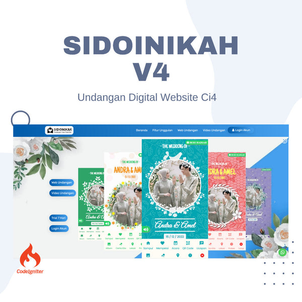 Source code website Undangan Digital SiDoiNikah V4[ MICHIGO STUDIO ]