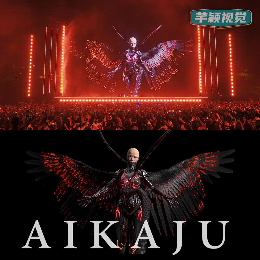 Anyma未来机械人物炫酷循环视频 酒吧卡拉OK房挂机待客LED屏素材[ MICHIGO STUDIO ]