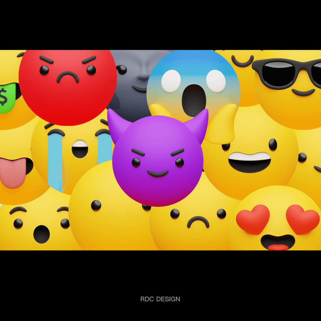 3D MODEL | 😀 220 Cute Emoji & Gesture 3D Models – Blender