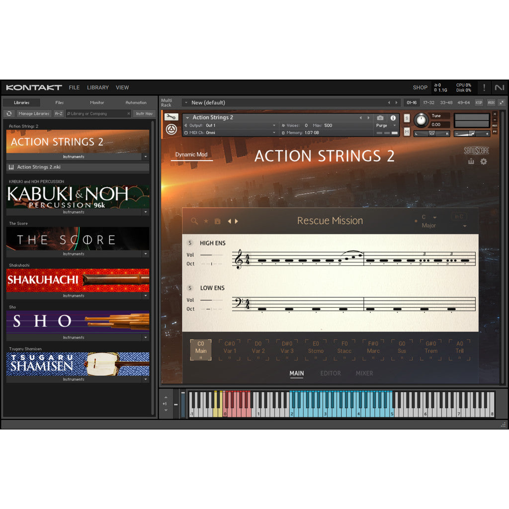 🎻 SOUND LIBRARY | Action Strings 2 (2025) 🎶 Cinematic Orchestral Rhythm String Phrases for Kontakt [ MICHIGO STUDIO ]