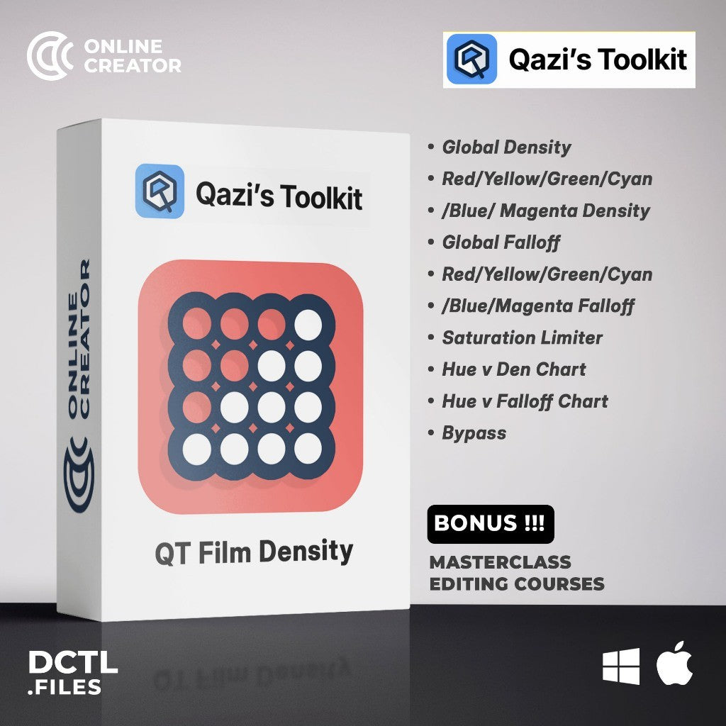 QT Bundle DCTL Waqaz Qazi Toolkit 720 [ MICHIGO STUDIO ]