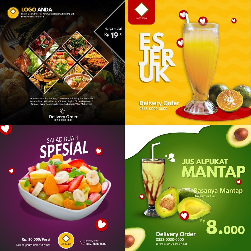 3000 Template Desain dan Video Promosi IG FB Format PPT Power Point Vidpoint dan Graphpoint[ MICHIGO STUDIO ]