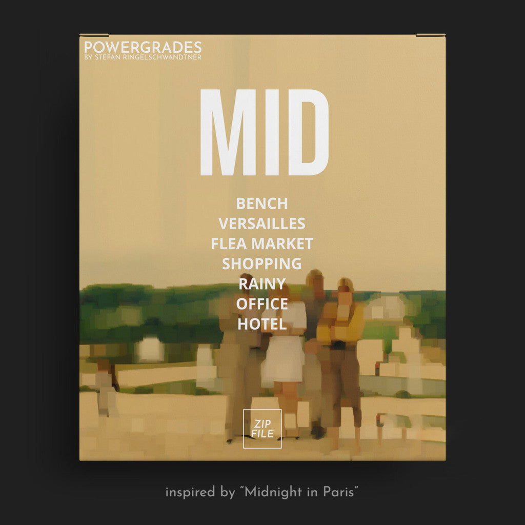 🌙 PowerGrade | Midnight in Paris Color Grading Nodes for DaVinci Resolve | MICHIGO STUDIO