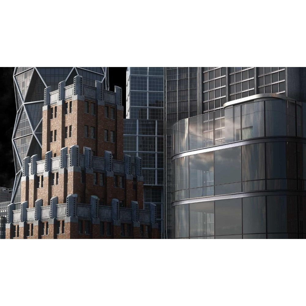 3D MODEL | 🏙️ Skyscraper & European Building Architecture Models – C4D | Blender