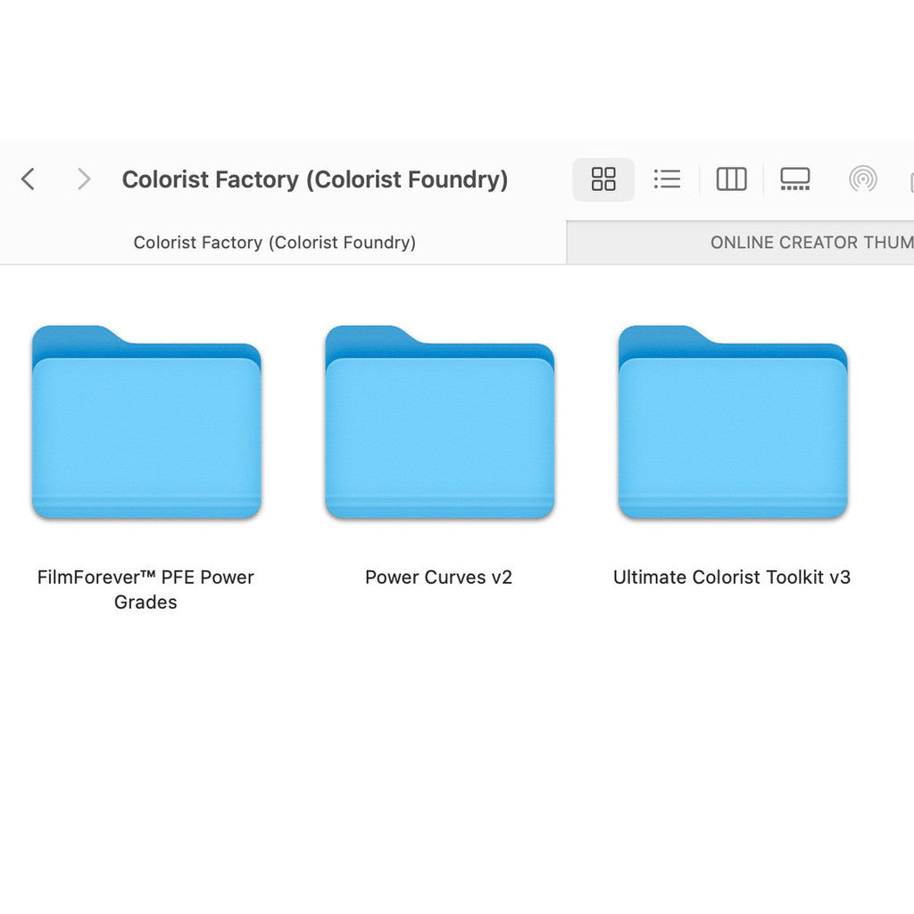 Colorist Factory – Colorist Foundry – FilmForever Power Grades[ MICHIGO STUDIO ]