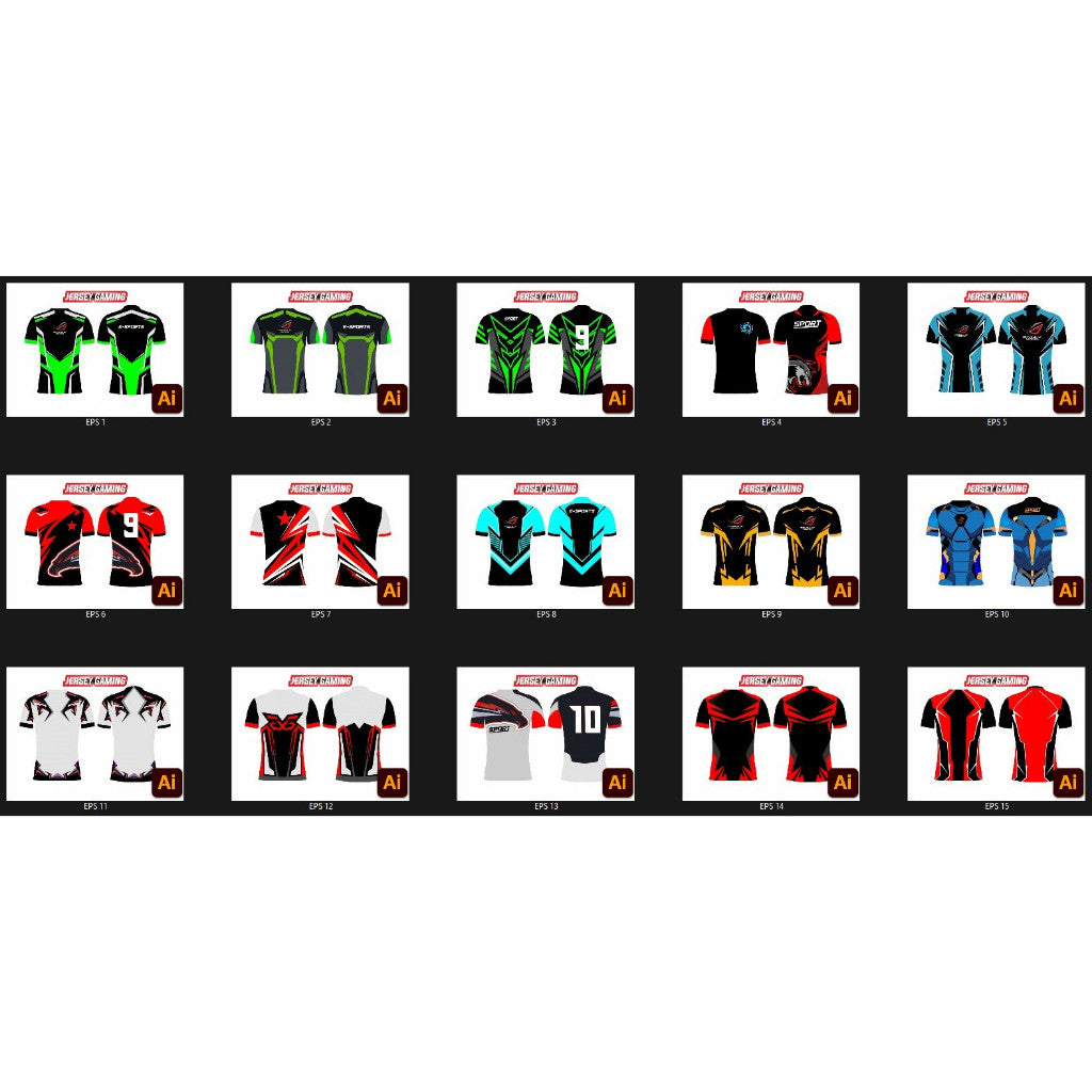 🏁 191 Vector Designs | Jersey Patterns & Templates – 290323 | [MICHIGO STUDIO]