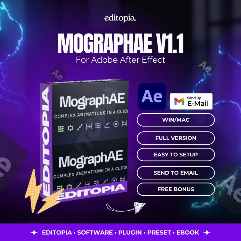 MographAE v1.1 Win/Mac - After Effects Plugin[ MICHIGO STUDIO ]