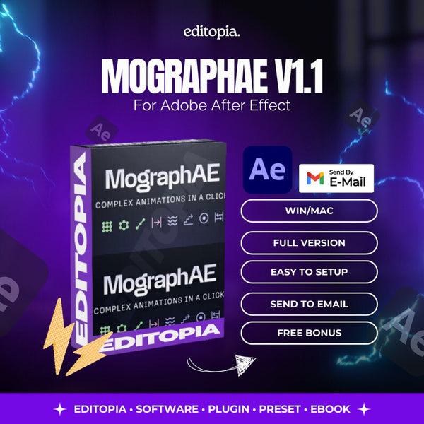 MographAE v1.1 Win/Mac - After Effects Plugin[ MICHIGO STUDIO ]