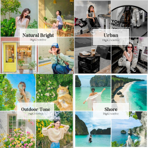 SELEBGRAM PRESET | OUTDOOR WEDDING | BLUE SEA | WARM | OUTDOOR TONE | TROPICAL BREEZE | NATURE PREWED | INDOOR WEDDING |