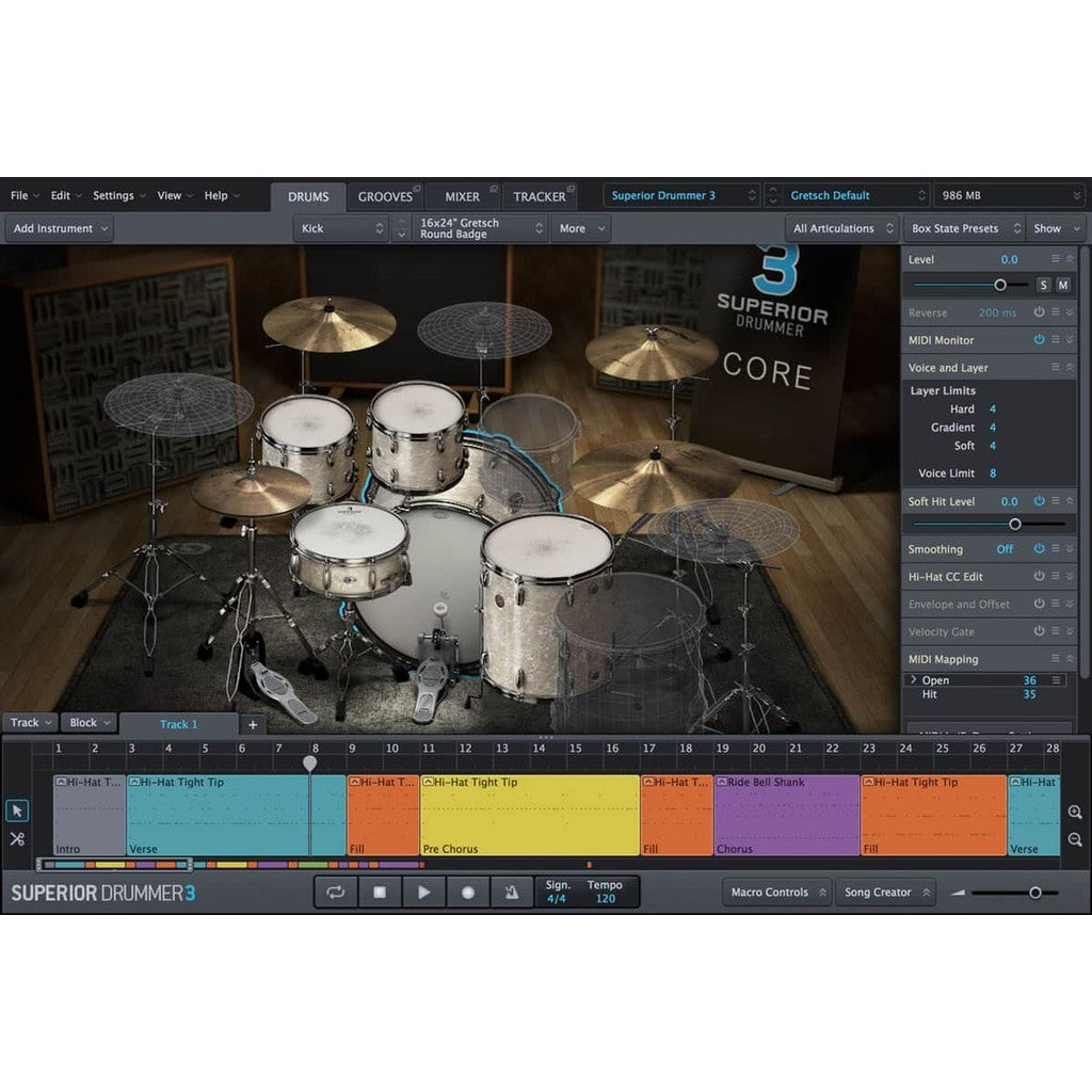 🥁 SOUND LIBRARY | Superior Drummer 3 (2025) 🎶 Complete Drum Instrument & Expansions for Kontakt/DAW [ MICHIGO STUDIO ]
