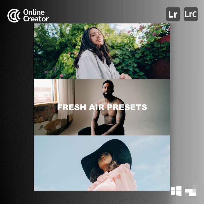 FRESH AIR Lightroom Presets Desktop Mobile iOS Android[ MICHIGO STUDIO ]