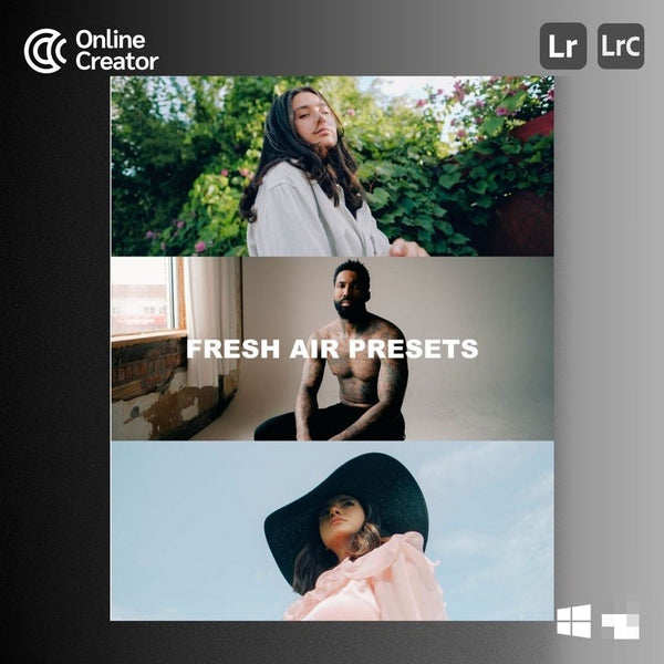 FRESH AIR Lightroom Presets Desktop Mobile iOS Android[ MICHIGO STUDIO ]