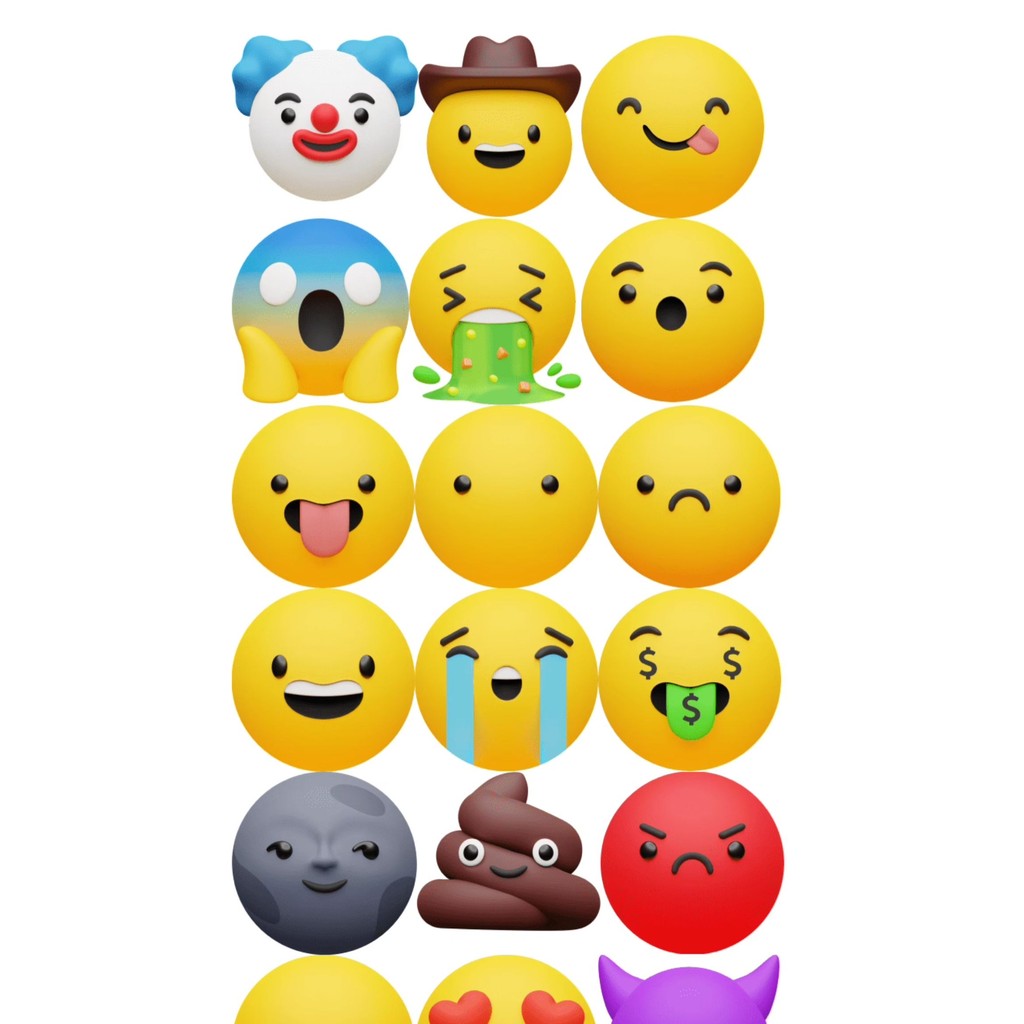 3D MODEL | 😀 220 Cute Emoji & Gesture 3D Models – Blender