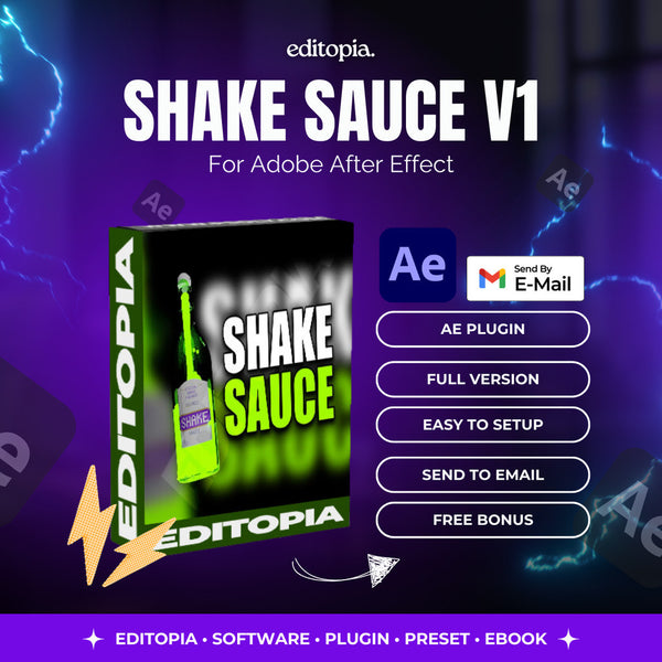 Shake Sauce V1 Full Version - Shake Sauce After Effect Plugin - Shake Sauce V1 by @Bryandelimata[ MICHIGO STUDIO ]