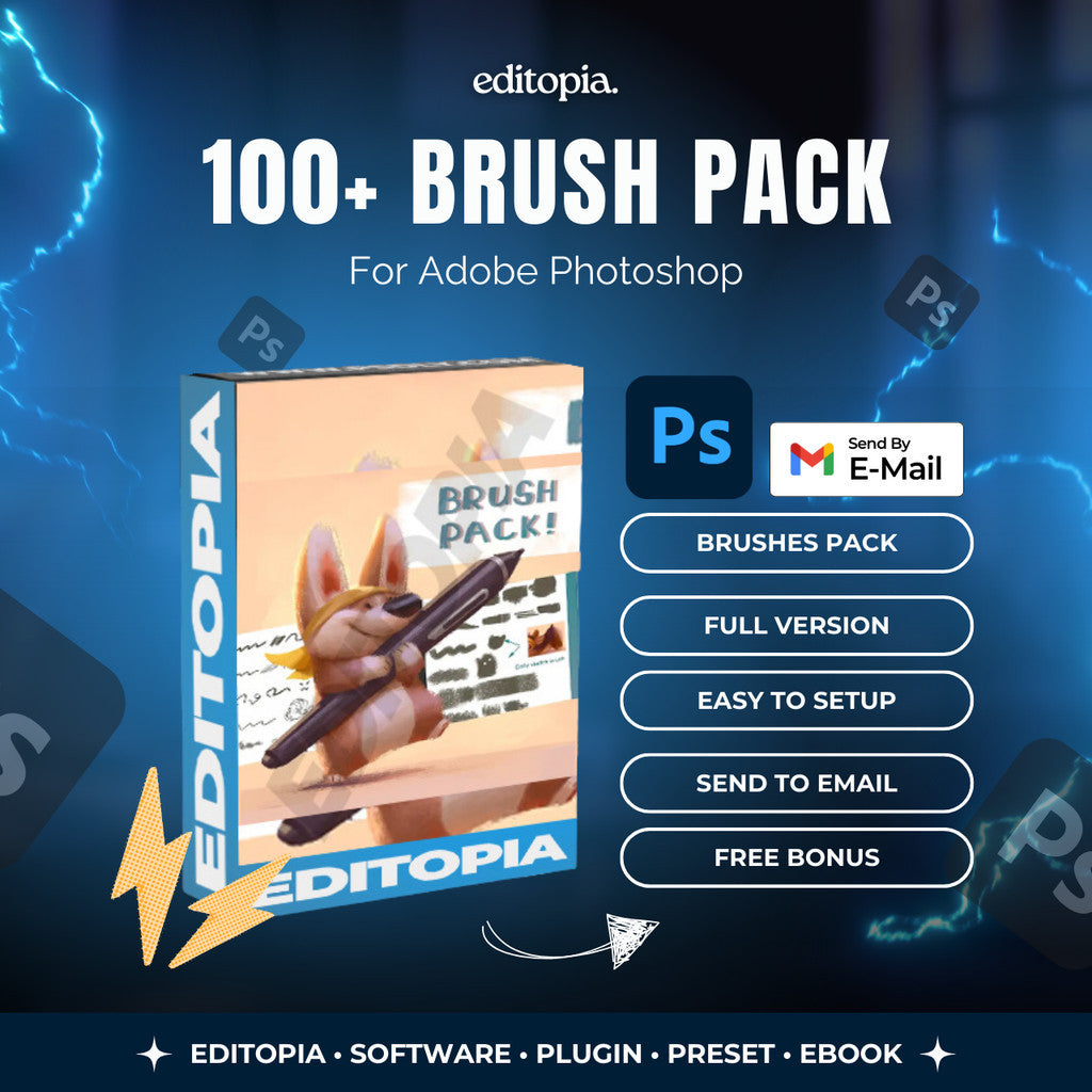 100+ Brush Pack For Photoshop - Brushes Pack[ MICHIGO STUDIO ]