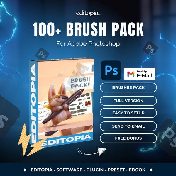 100+ Brush Pack For Photoshop - Brushes Pack[ MICHIGO STUDIO ]