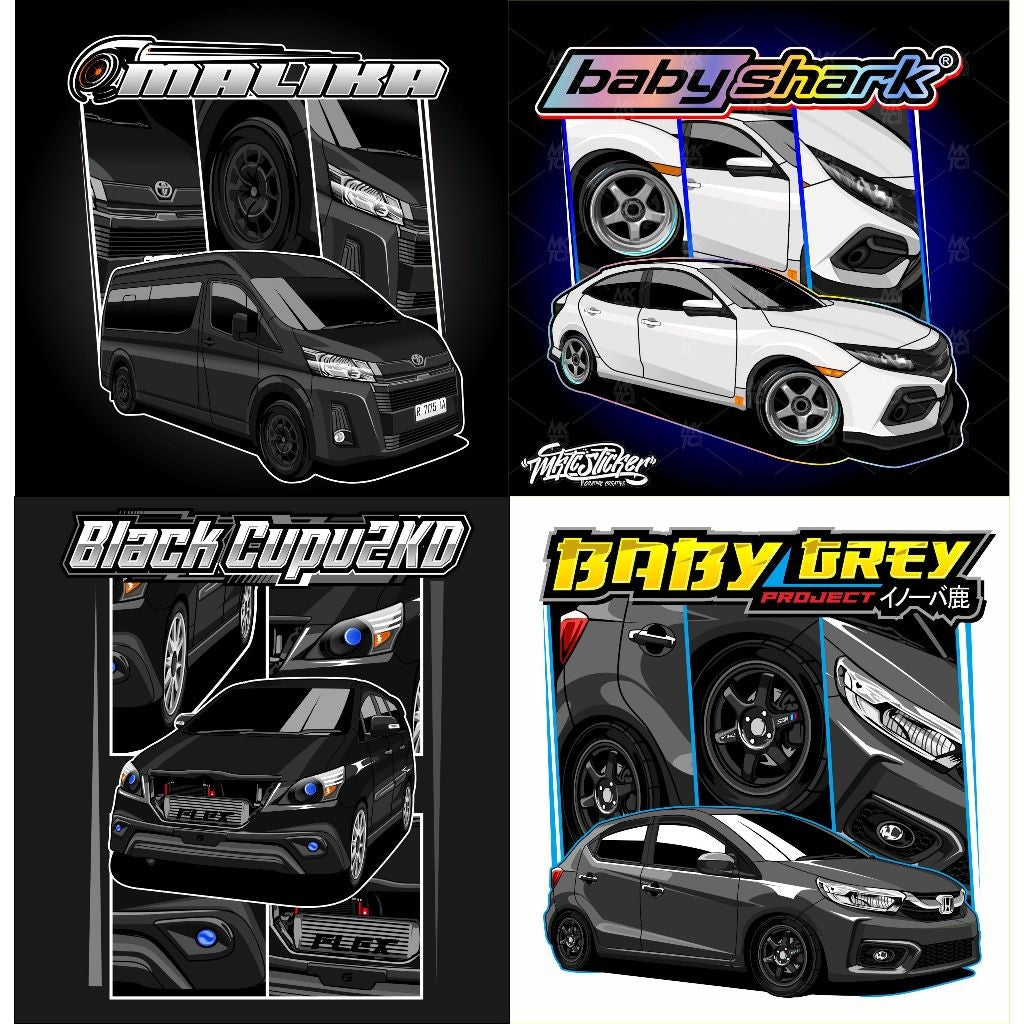 Custom Car Vector Design Service [ Michigo Studio ][ MICHIGO STUDIO ]