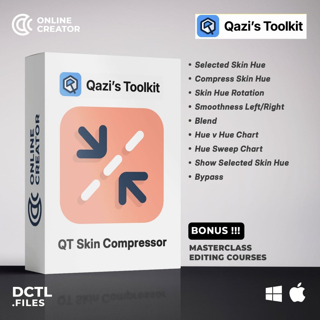 QT Bundle DCTL Waqaz Qazi Toolkit 720 [ MICHIGO STUDIO ]