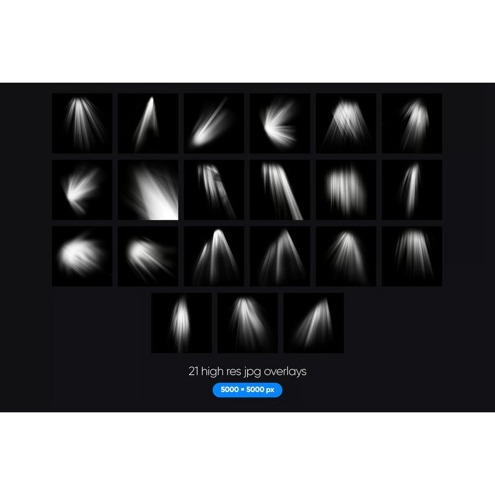 🌞 PNG OVERLAY 708 | Natural Sunlight Rays ☀️ Light Effect Pack for Photoshop Design [ MICHIGO STUDIO ]