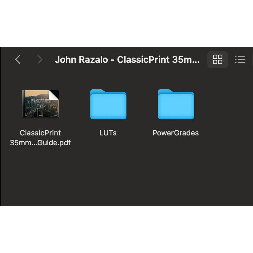 [UPDATED] NEW ORIGINAL John Razalo ClassicPrint 35MM Film Emulation Powergrade DaVinci Resolve[ MICHIGO STUDIO ]