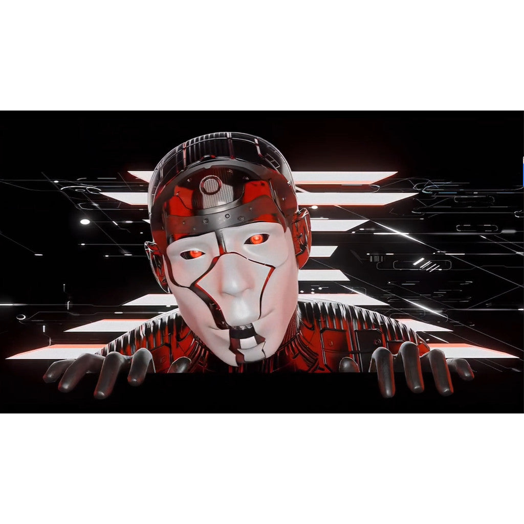 Naked-Eye 3D Mechanical Character LED VJ Background [ MICHIGO STUDIO ]