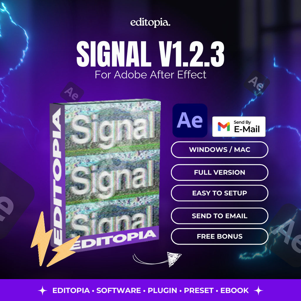 Signal v1.2.3 Win/Mac - Aescript Plugin - Adobe After Effect[ MICHIGO STUDIO ]