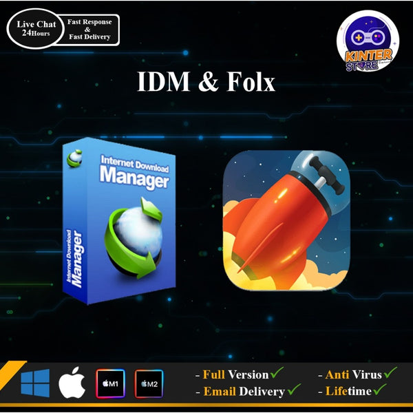 ⚡ Internet Download Manager (IDM) | Supports Online Updates | Folx / Folx GO | [MICHIGO STUDIO]