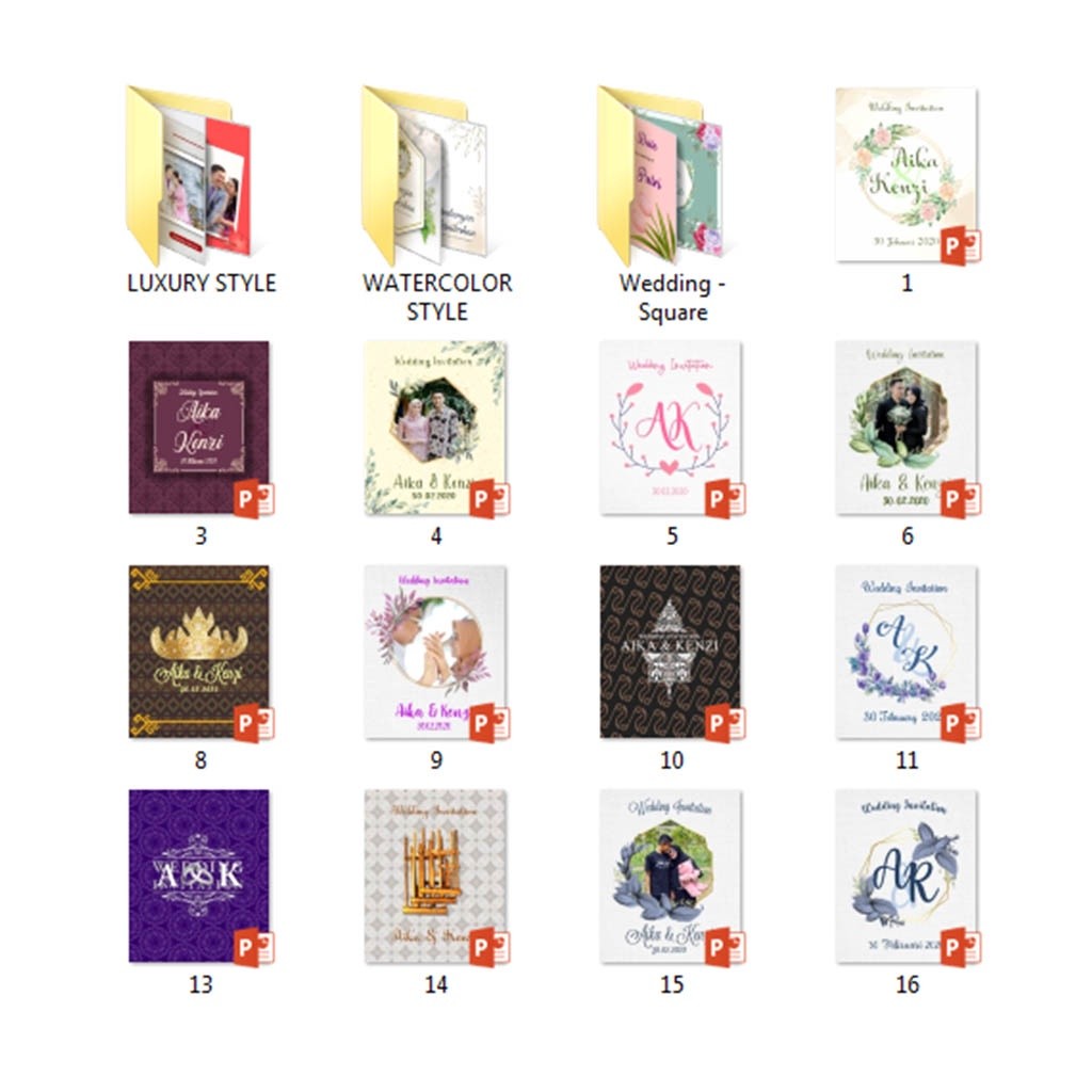 115 TEMPLATE VIDEO PPT WEDDING UNDANGAN PERNIKAHAN + BONUS[ MICHIGO STUDIO ]