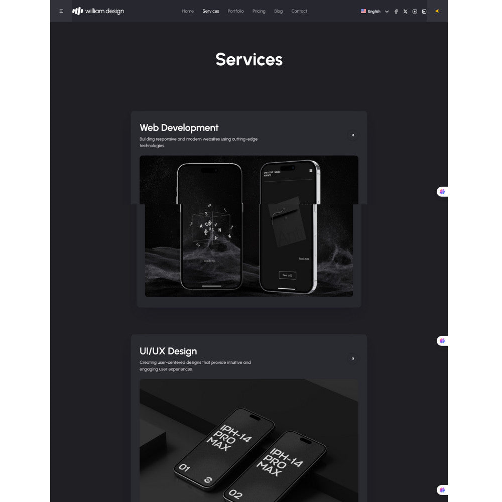 Source Code Website Portofolio Resume CV Laravel[ MICHIGO STUDIO ]