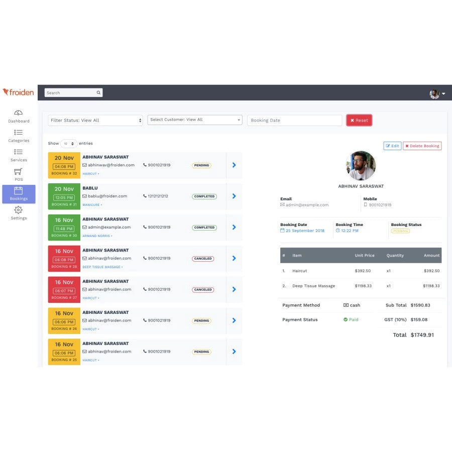 Source Software Aplikasi Booking Management Salon Spa Barbershop Dll Laravel[ MICHIGO STUDIO ]