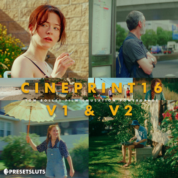 CinePrint16 Film Emulation PowerGrade Davinci Resolve V1 + V2[ MICHIGO STUDIO ]