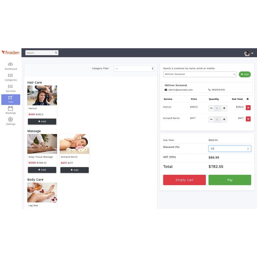 Source Software Aplikasi Booking Management Salon Spa Barbershop Dll Laravel[ MICHIGO STUDIO ]