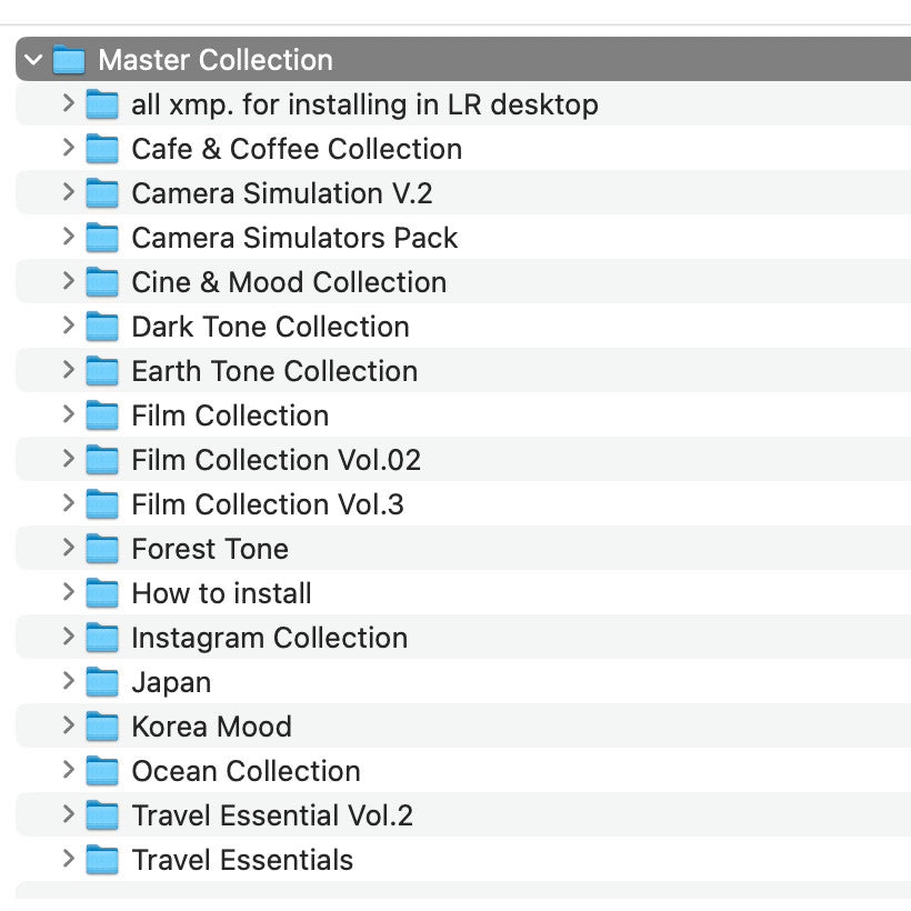 Shoot and Wander Master Collection Lightroom Presets[ MICHIGO STUDIO ]