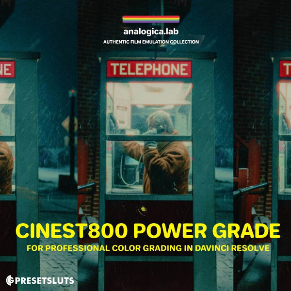 Analogica Lab – CINESTILL 800T PowerGrade | DAVINCI RESOLVE[ MICHIGO STUDIO ]