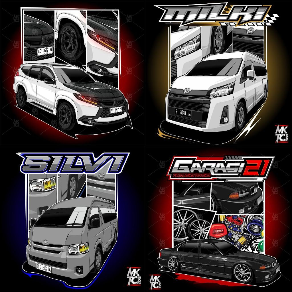 Custom Car Vector Design Service [ Michigo Studio ][ MICHIGO STUDIO ]