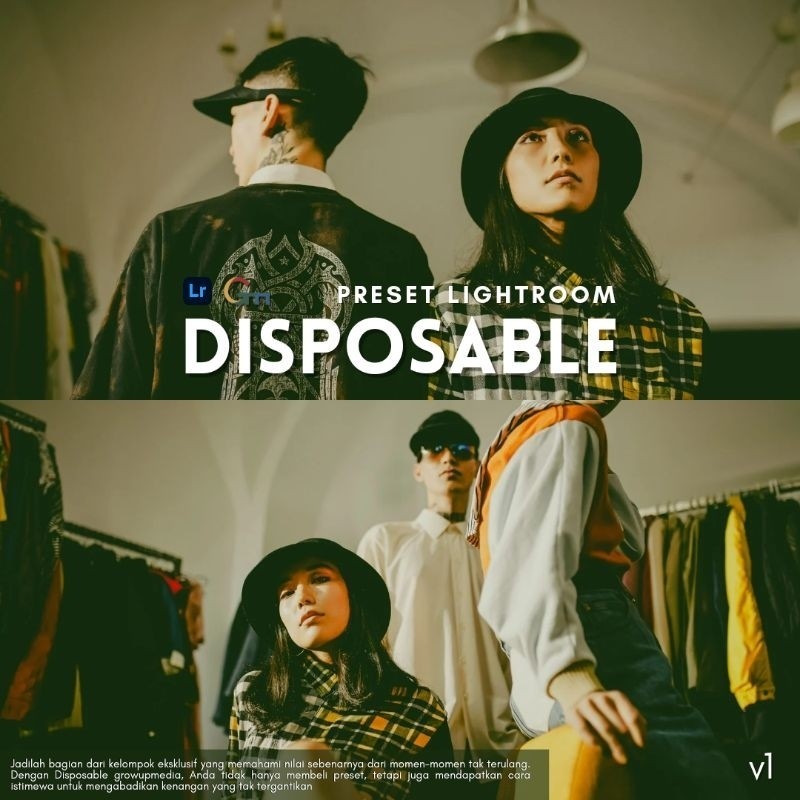 PRESET LIGHTROOM DISPOSABLE V1 AESTHETIC PREMIUM - BEST SELLER[ MICHIGO STUDIO ]