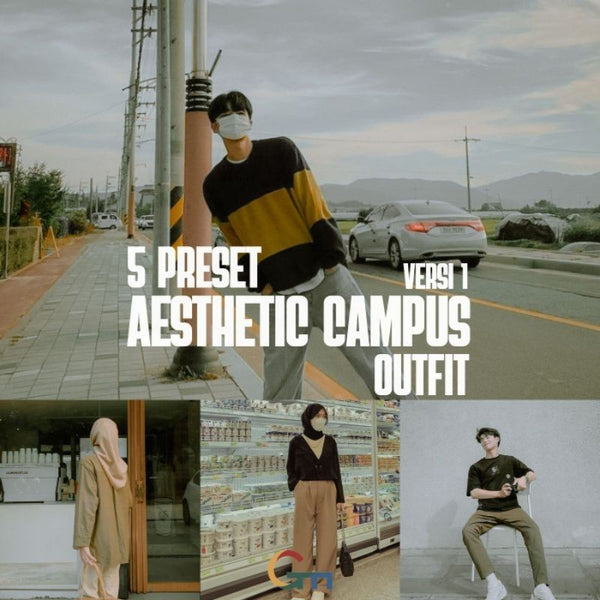 Campus Vibe: Paket 5 Preset Lightroom Aesthetic untuk Meningkatkan Foto OOTD di Kampus[ MICHIGO STUDIO ]