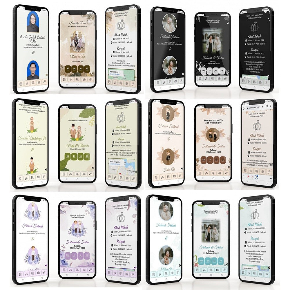 Template JSON Undangan Website Premium Wedding Web Invitation wordpress[ MICHIGO STUDIO ]