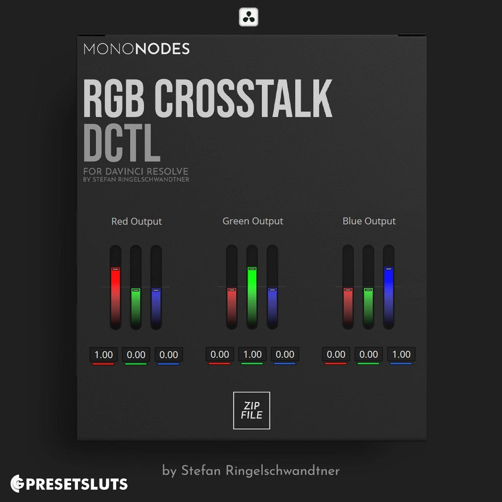 Mononodes - RGB Crosstalk DCTL DAVINCI RESOLVE MacOS Windows[ MICHIGO STUDIO ]