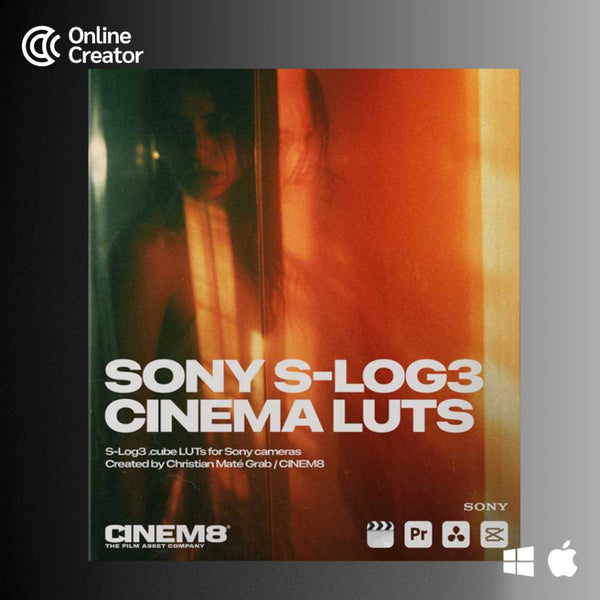 Cinem8 Sony S-Log3 Cinematic LUTs