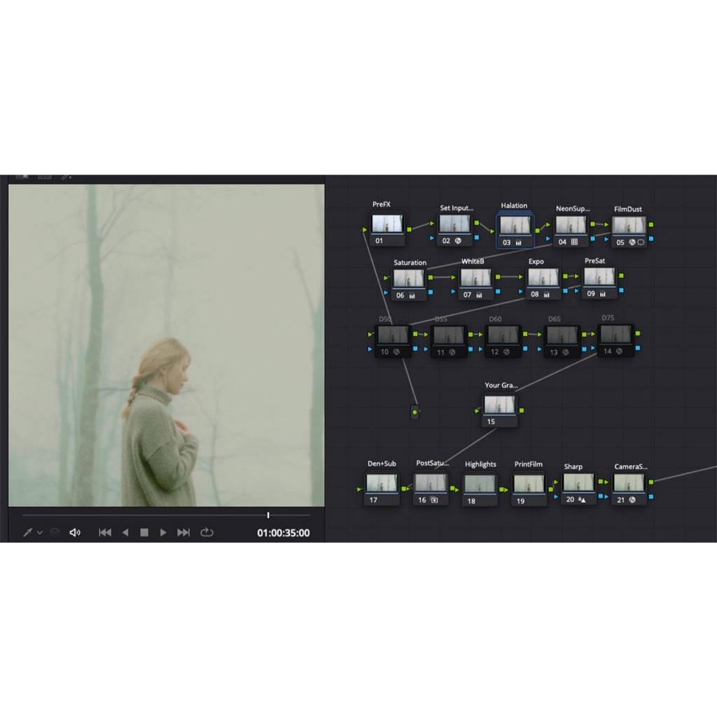 Analogica Lab – CINESTILL 800T PowerGrade | DAVINCI RESOLVE[ MICHIGO STUDIO ]