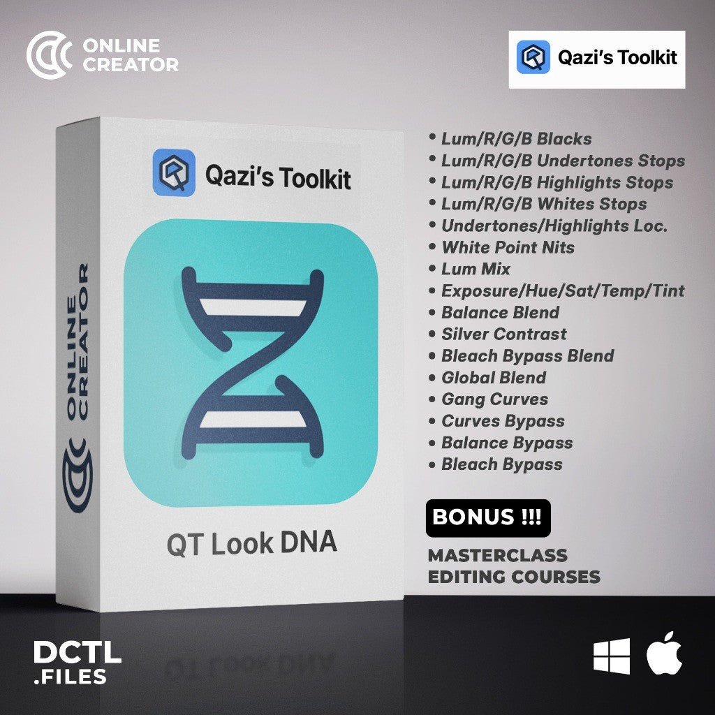 QT Bundle DCTL Waqaz Qazi Toolkit 720 [ MICHIGO STUDIO ]
