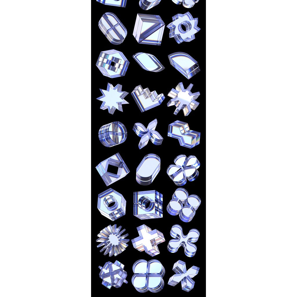 3D MODEL | 💎 60 Elegant Glass Crystal Y2K Models – Blender