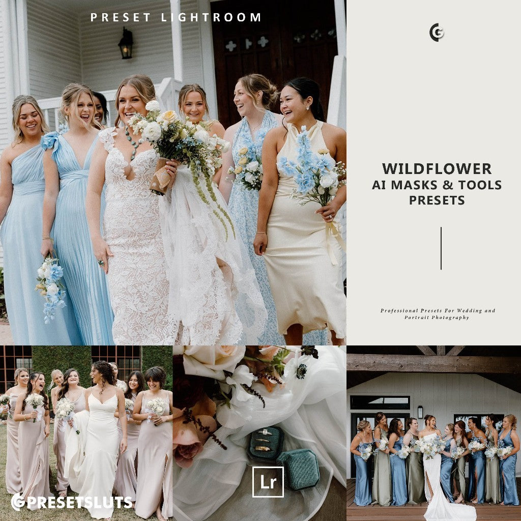 Lauren Ashleigh - Wildflower AI Masks & Tools Lightroom Presets[ MICHIGO STUDIO ]